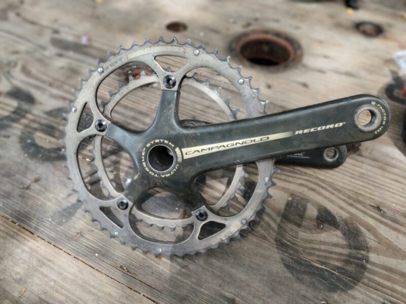 Embielado Campagnolo record en carbono, 172.5 - 52x39 negociable