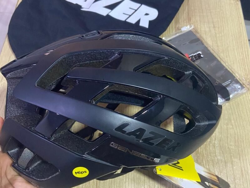 Casco lazer génesis con míps negro nuevo.